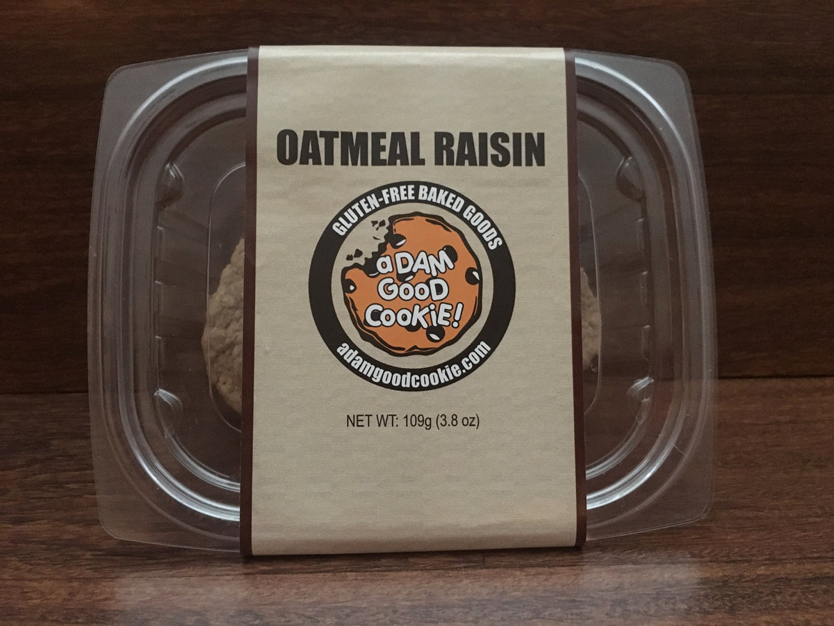 aDAM GOOD COOKIE! Gluten Free Oatmeal Raisin Cookies